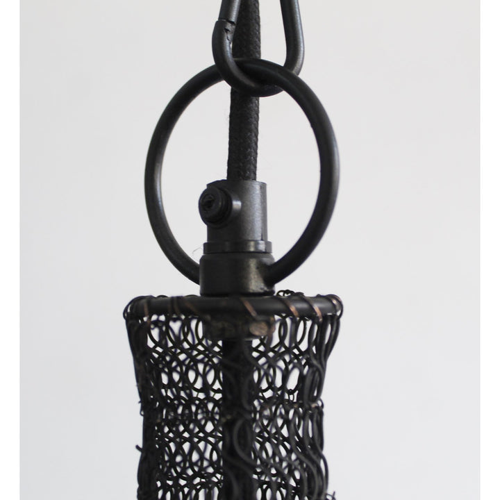 Pendant In Satin Black Finish