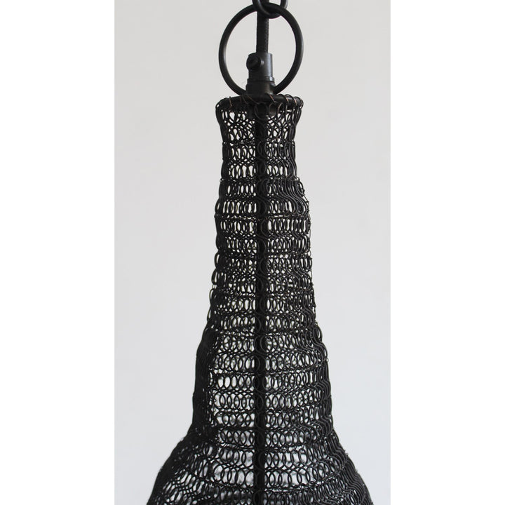Pendant In Satin Black Finish