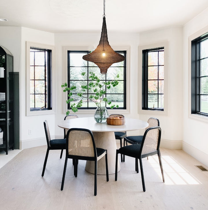 Pendant In Satin Black Finish by Bethel
