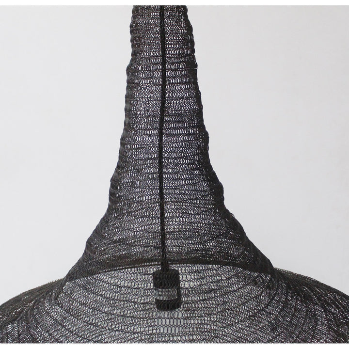 Pendant In Satin Black Finish