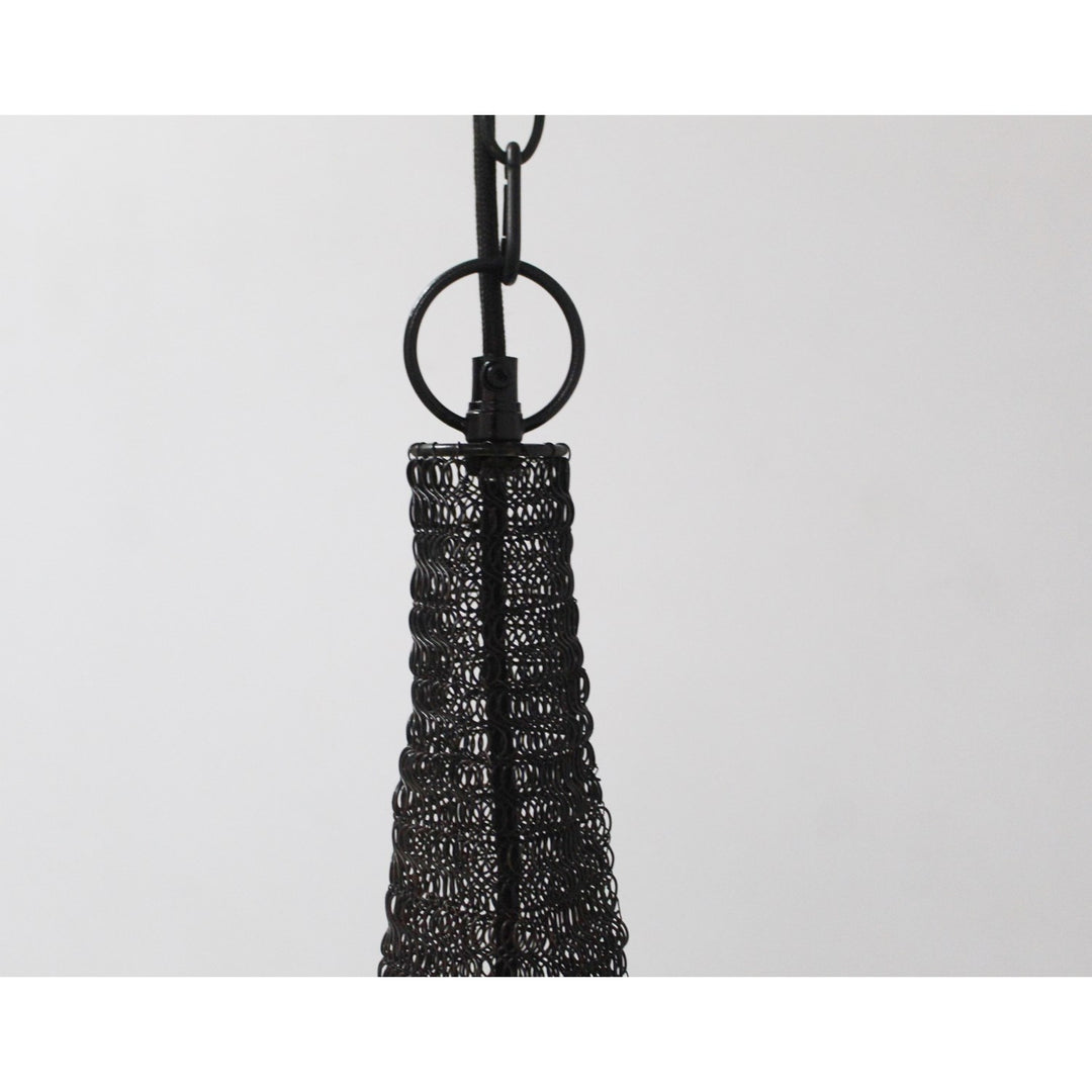 Pendant In Satin Black Finish