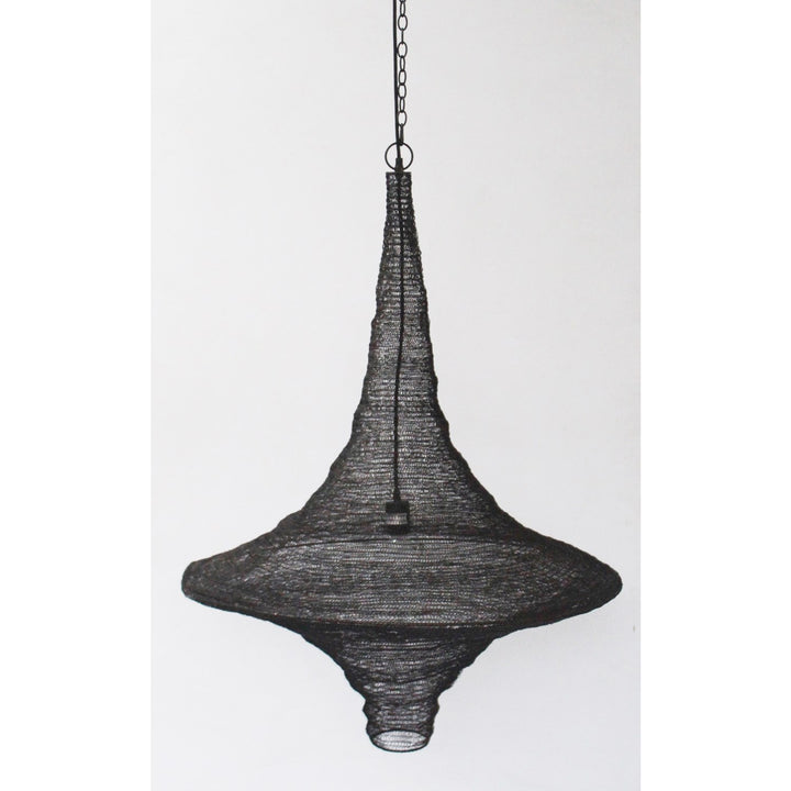 Pendant In Satin Black Finish