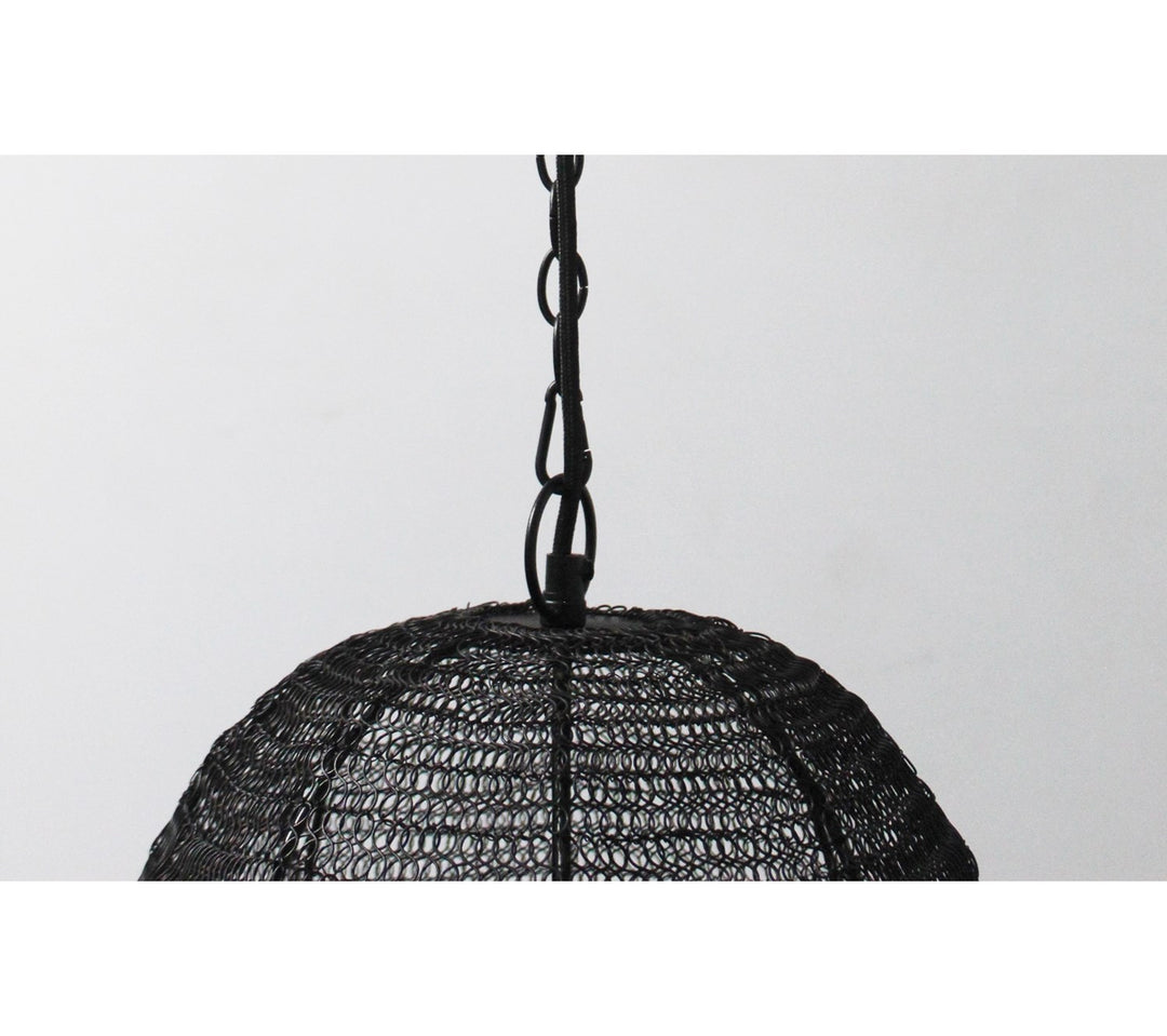 Pendant In Satin Black Finish