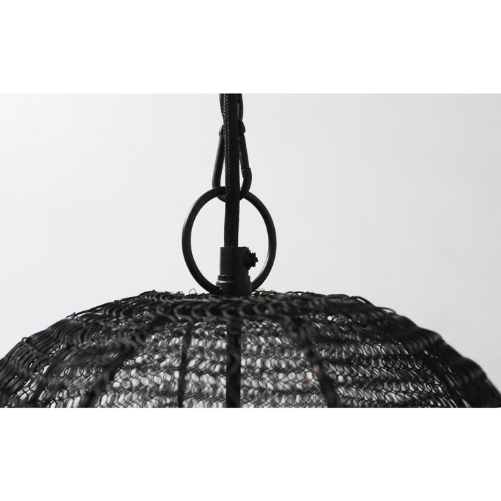 Pendant In Satin Black Finish