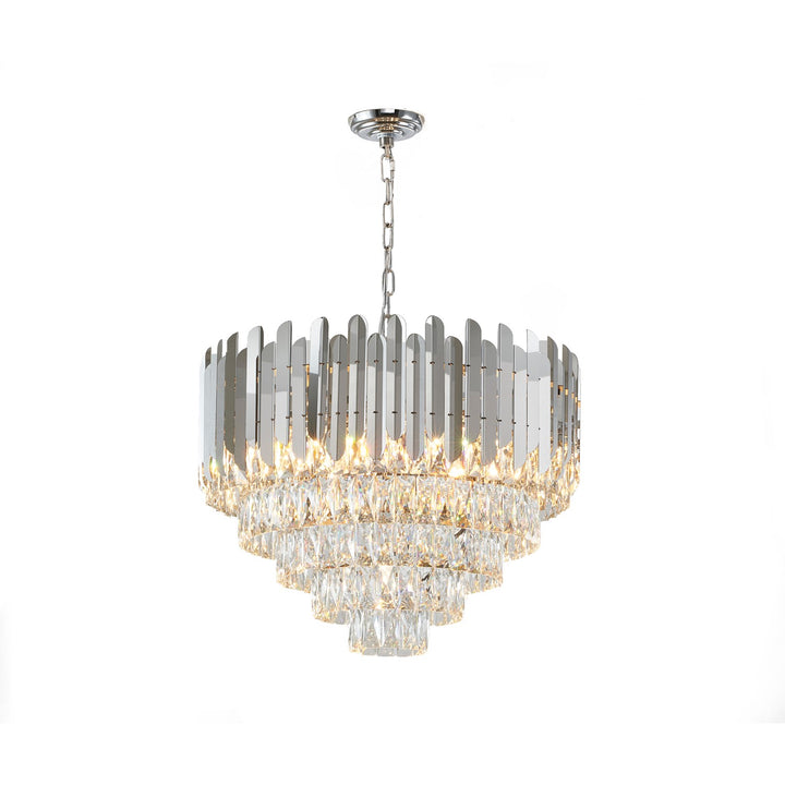 Chandelier In Chrome Finish by Bethel