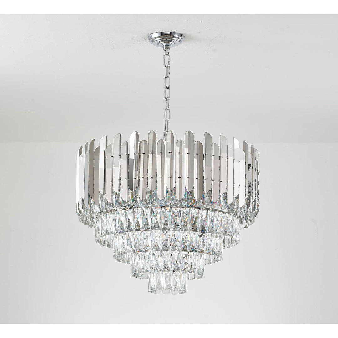 Chandelier In Chrome Finish