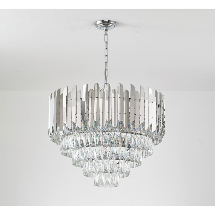 Chandelier In Chrome Finish