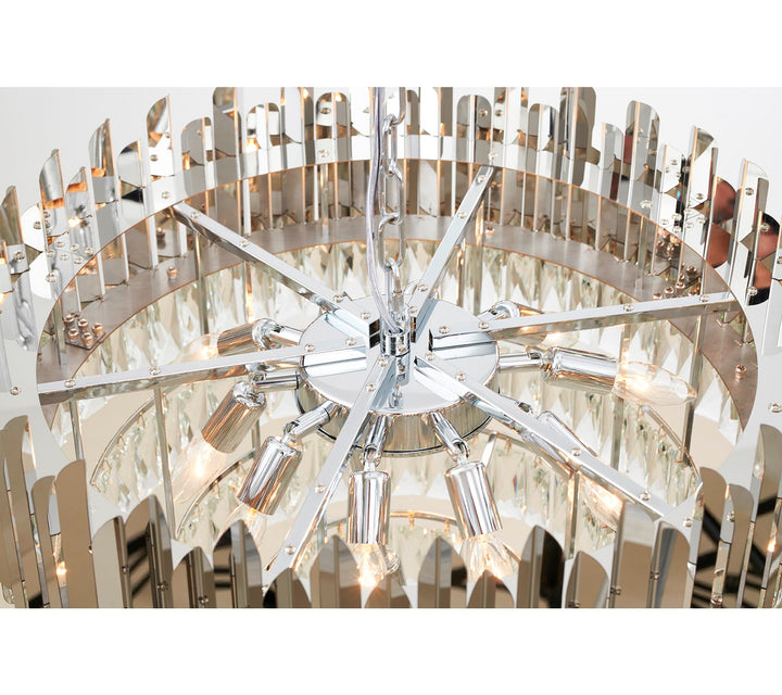 Chandelier In Chrome Finish