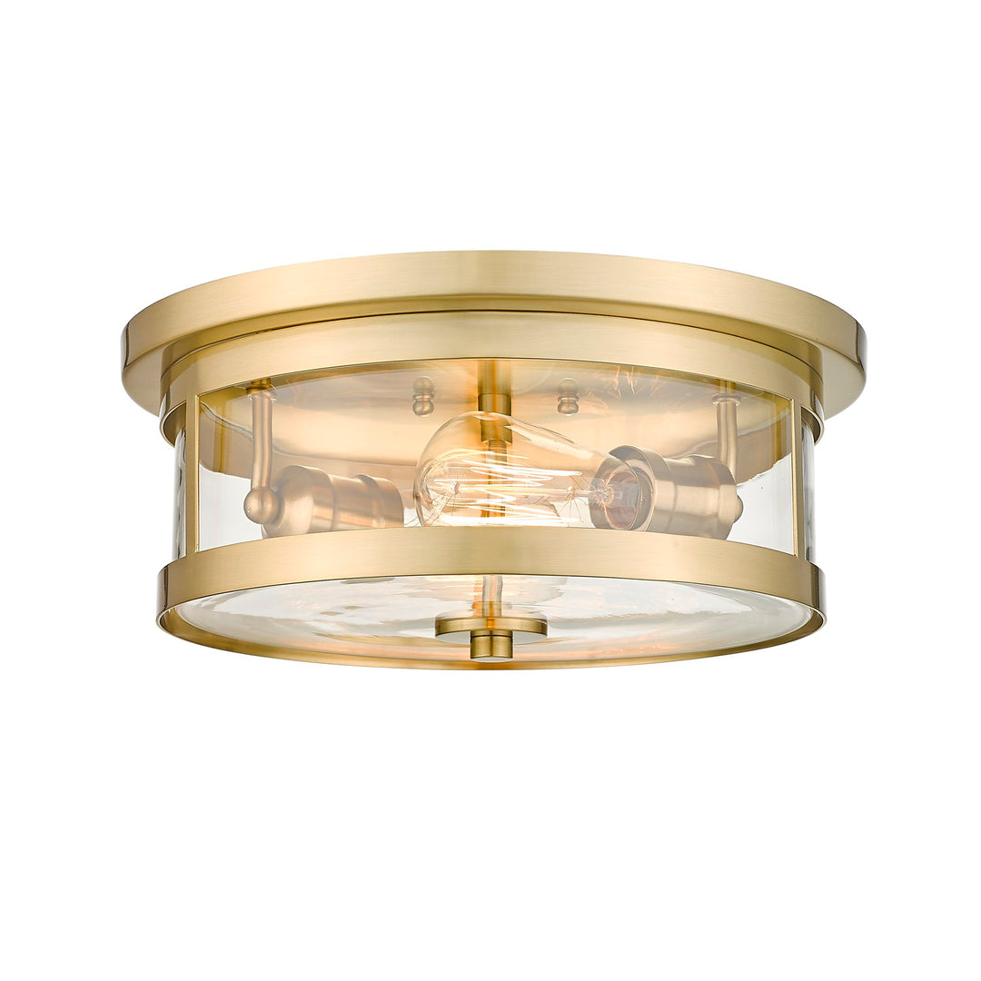 Flush Mount In Gold Finish by Bethel