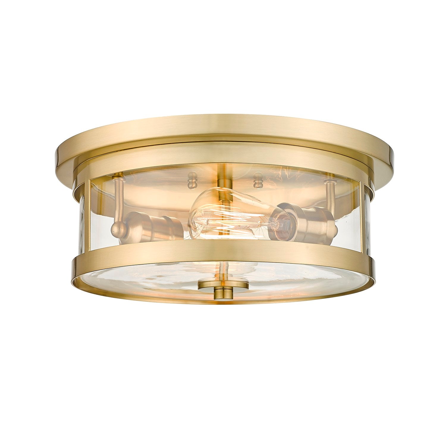 Flush Mount In Gold Finish by Bethel