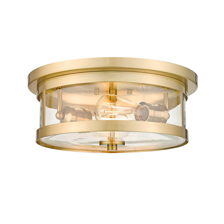Flush Mount In Gold Finish by Bethel