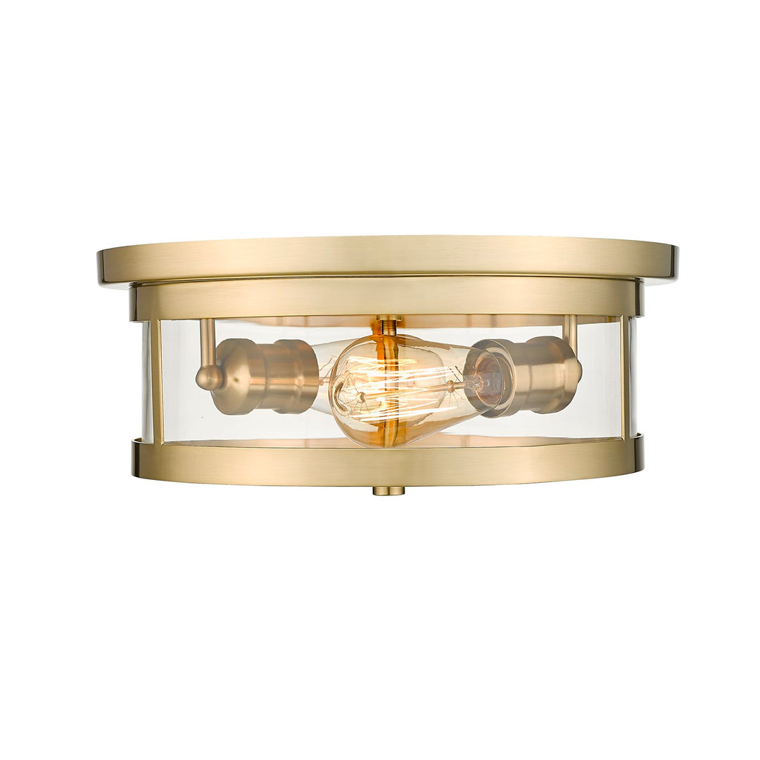 Flush Mount In Gold Finish