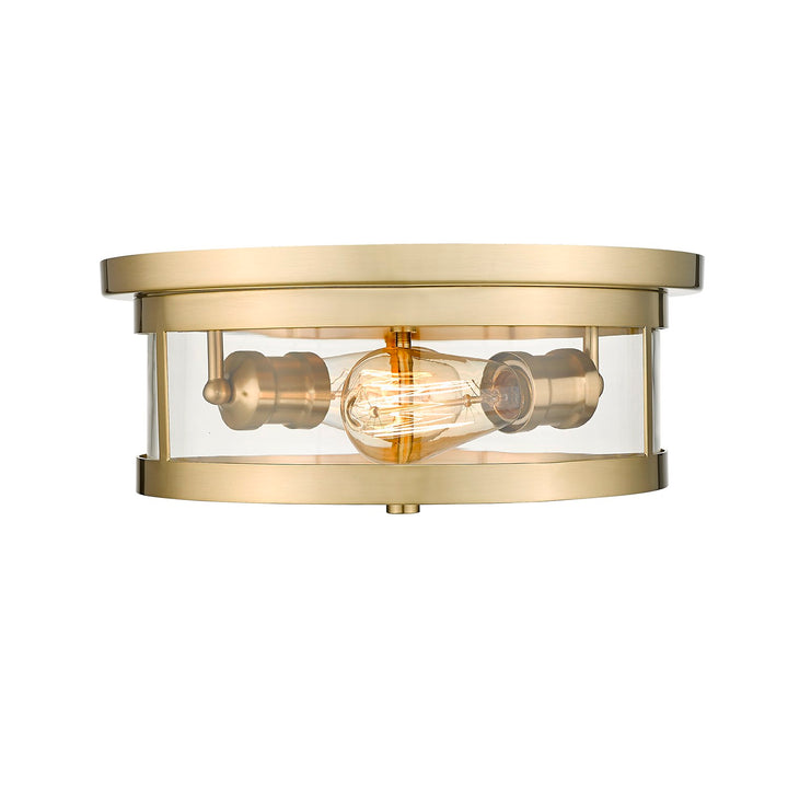 Flush Mount In Gold Finish