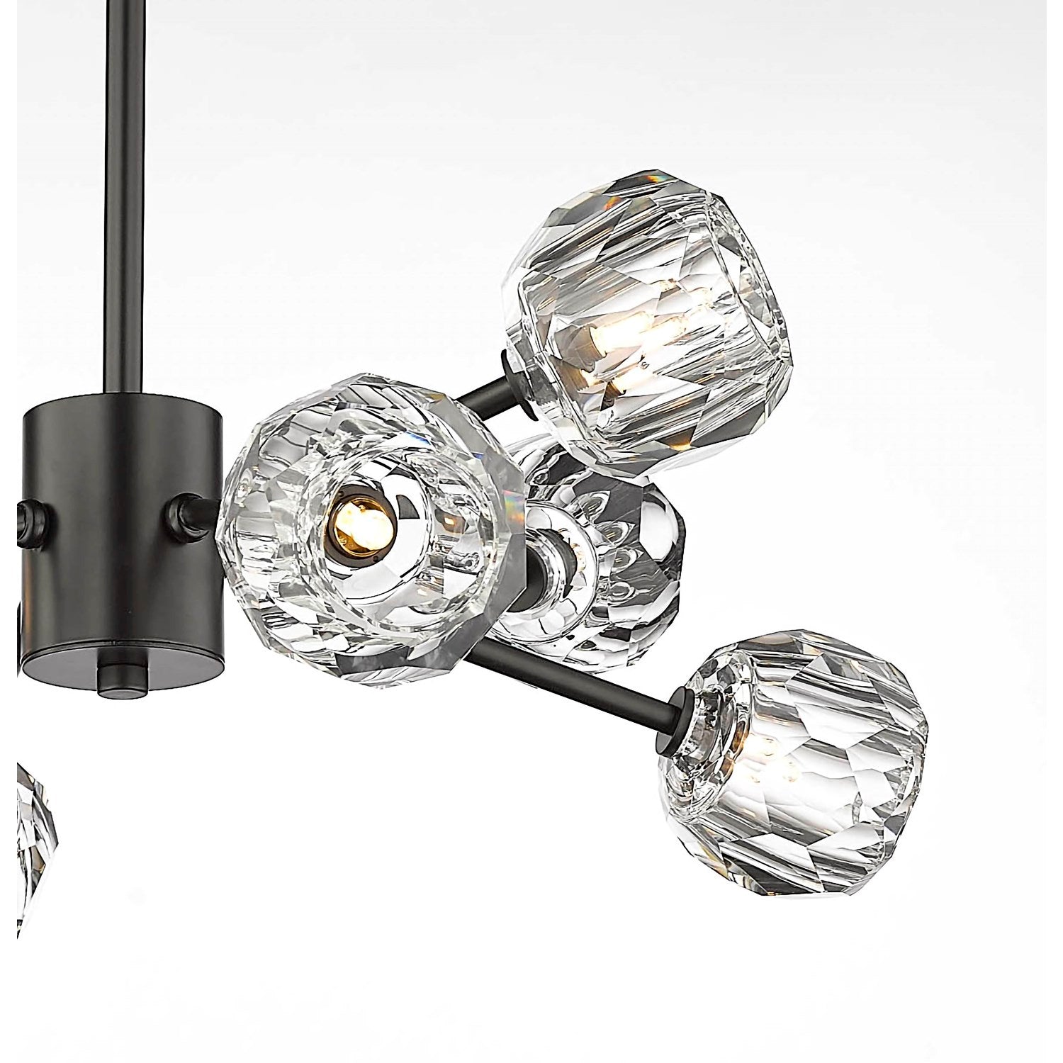 Chandelier In Black Finish
