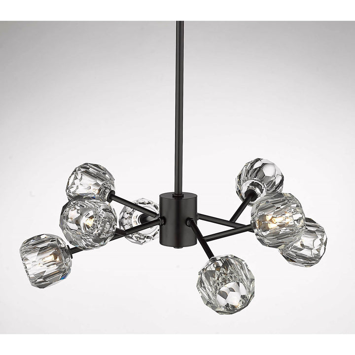 Chandelier In Black Finish