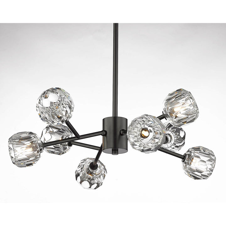 Chandelier In Black Finish