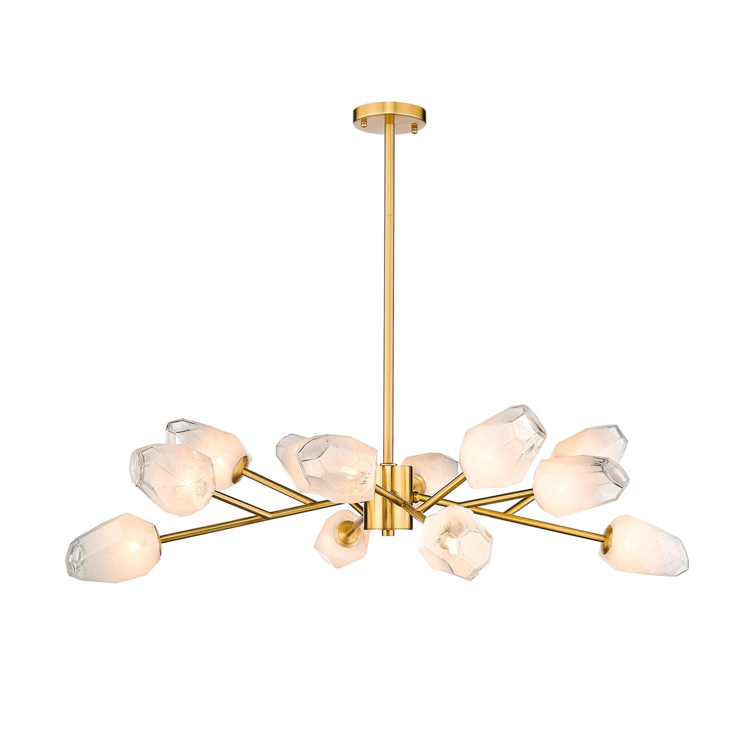 Chandelier In Gold Finish by Bethel