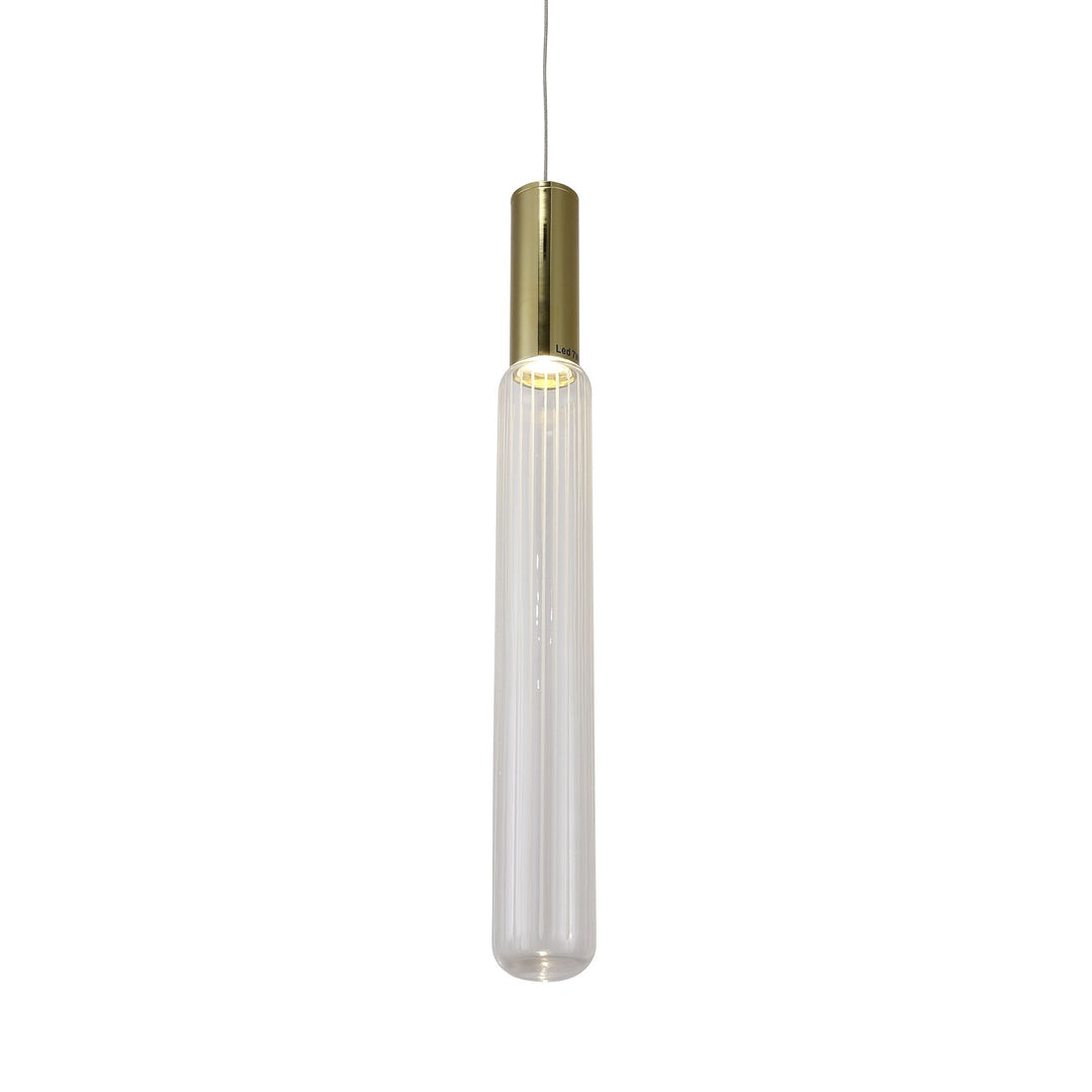 Led Pendant In Gold Finish by Bethel