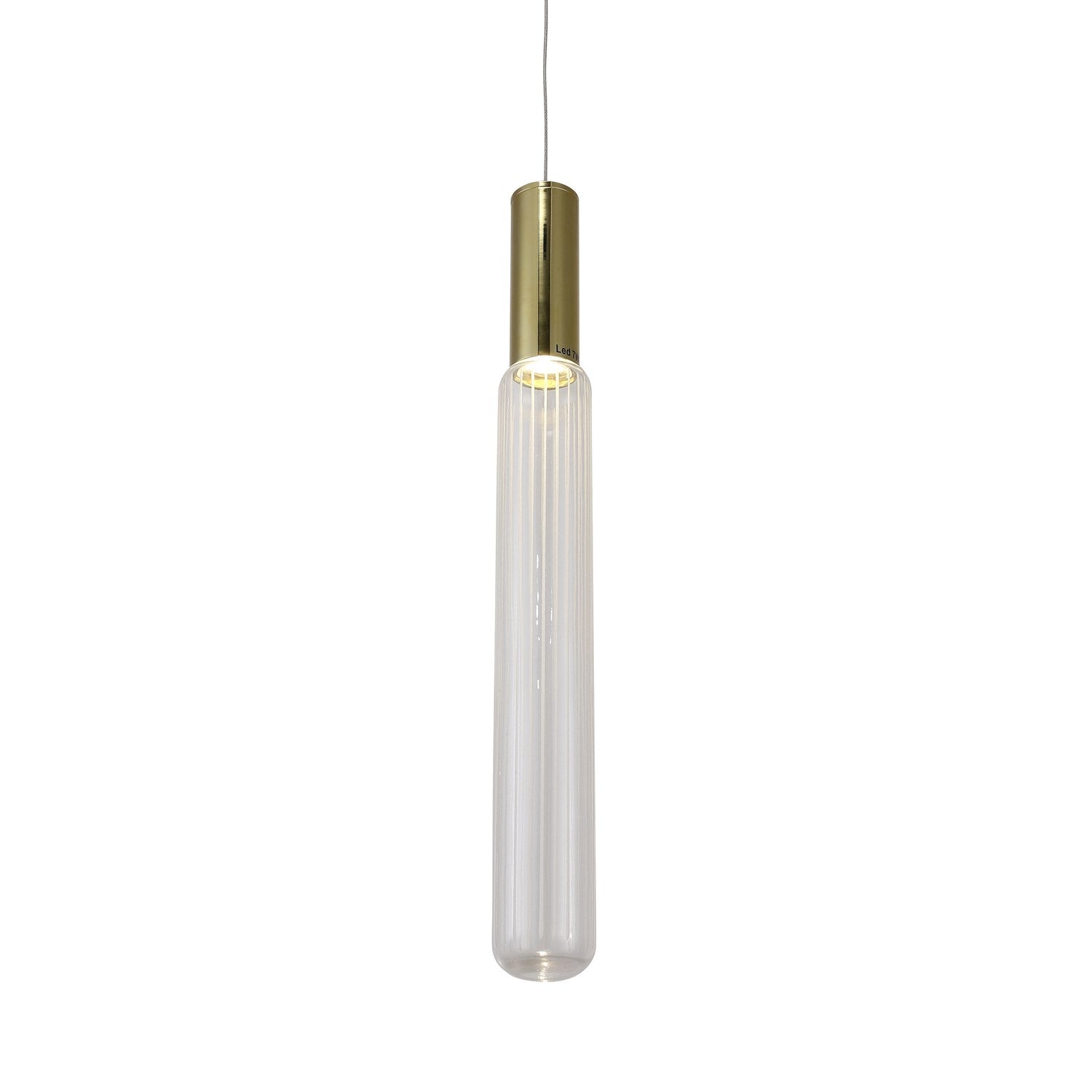 Led Pendant In Gold Finish by Bethel