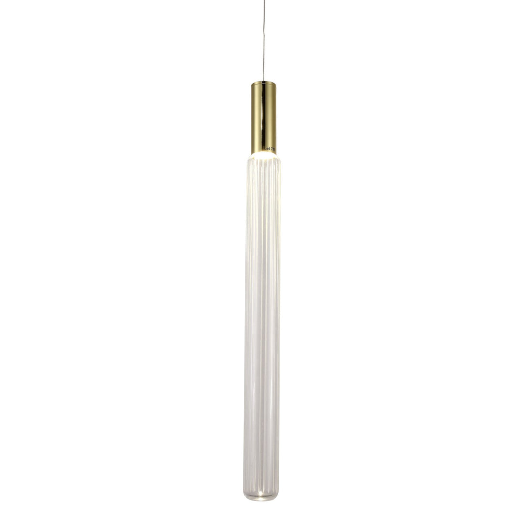 Led Pendant In Gold Finish by Bethel