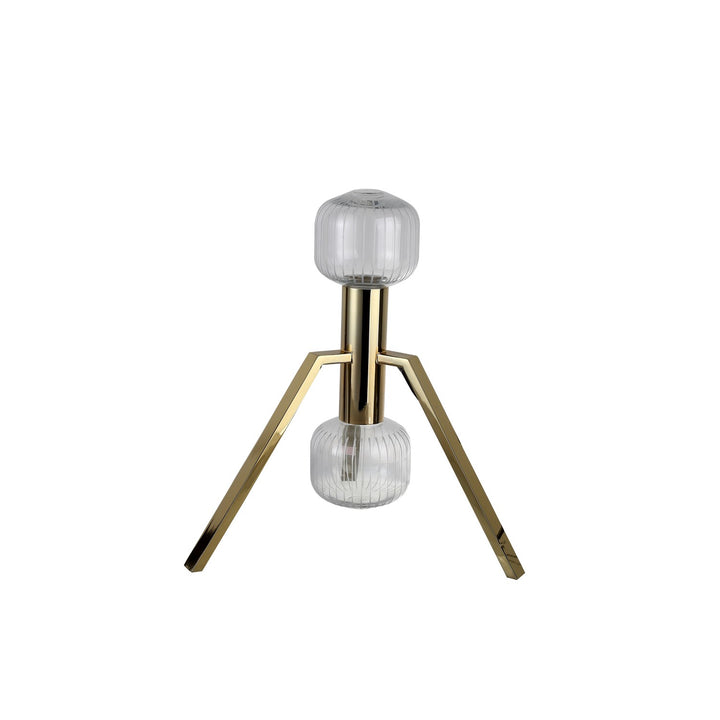 Led Table Lamp In Gold Finish
