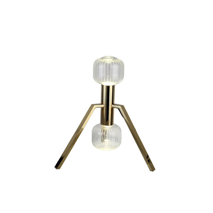 Led Table Lamp In Gold Finish