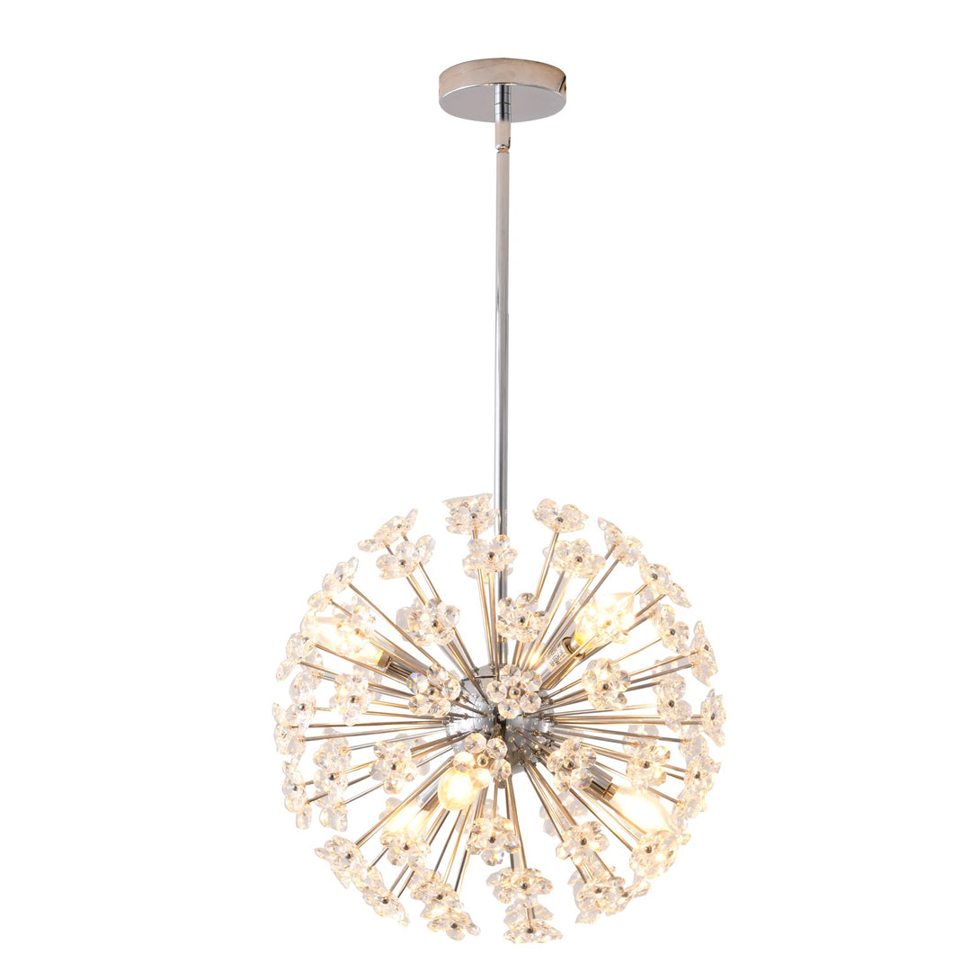Chandelier In Chrome Finish by Bethel