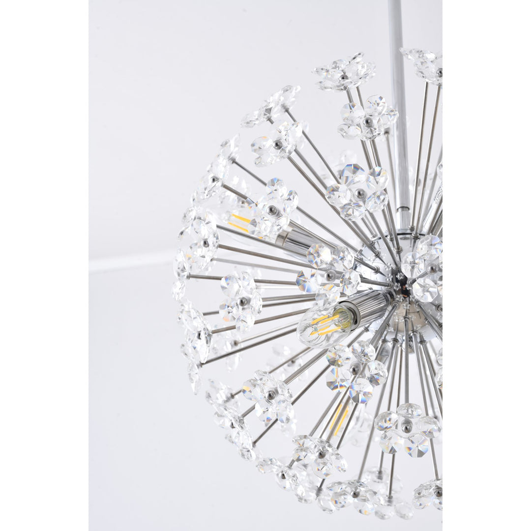 Chandelier In Chrome Finish