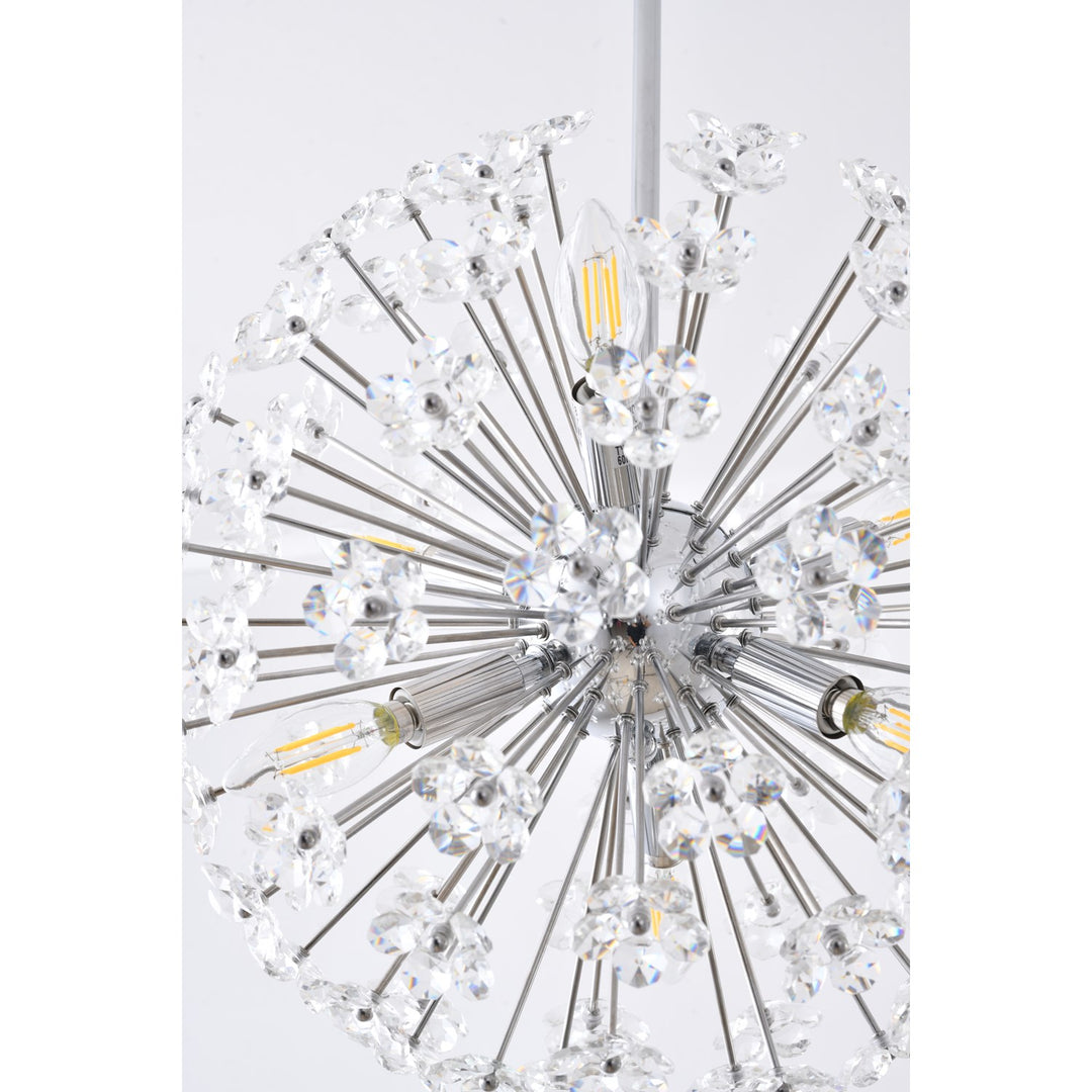 Chandelier In Chrome Finish