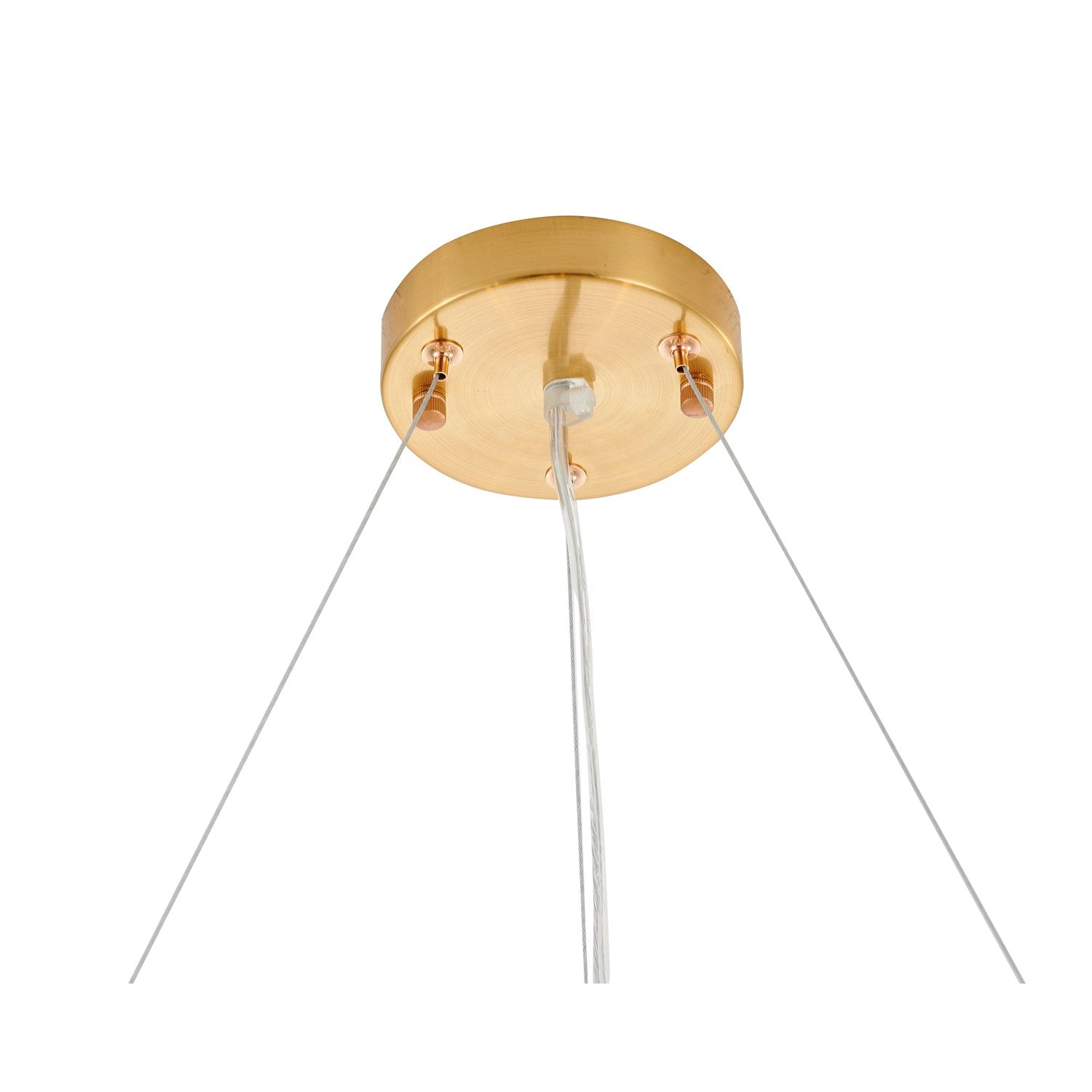 Chandelier In Brass Finish