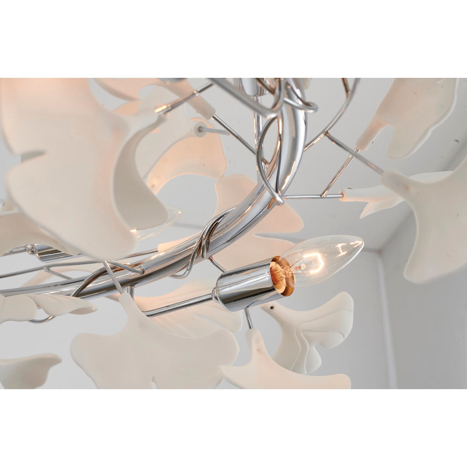 Chandelier In Chrome Finish