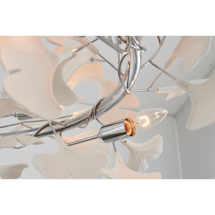 Chandelier In Chrome Finish
