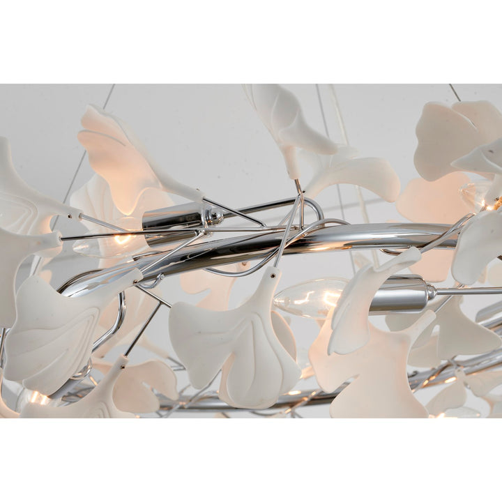 Chandelier In Chrome Finish