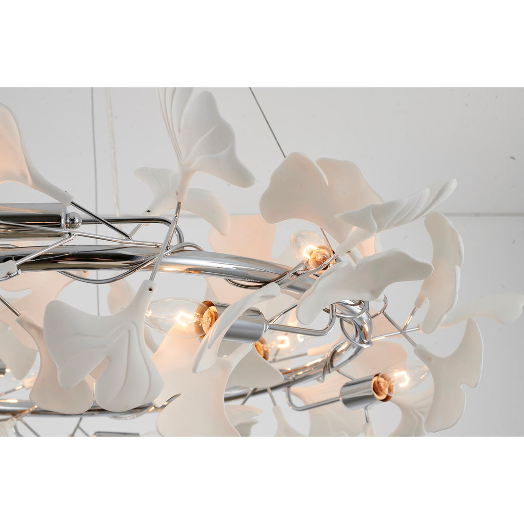 Chandelier In Chrome Finish