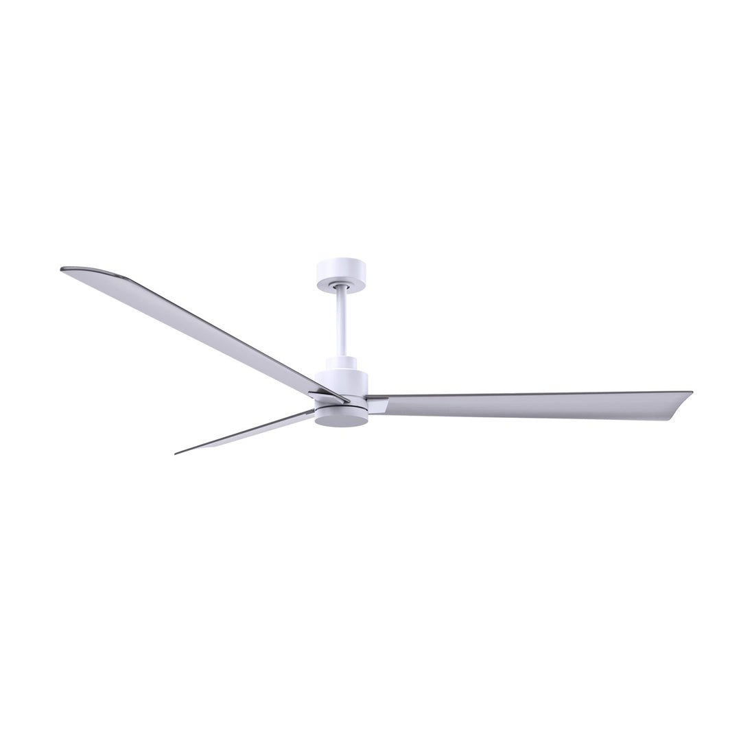 3-Blade Transitional Ceiling Fan In Matte White Finish by Matthews Fan Company