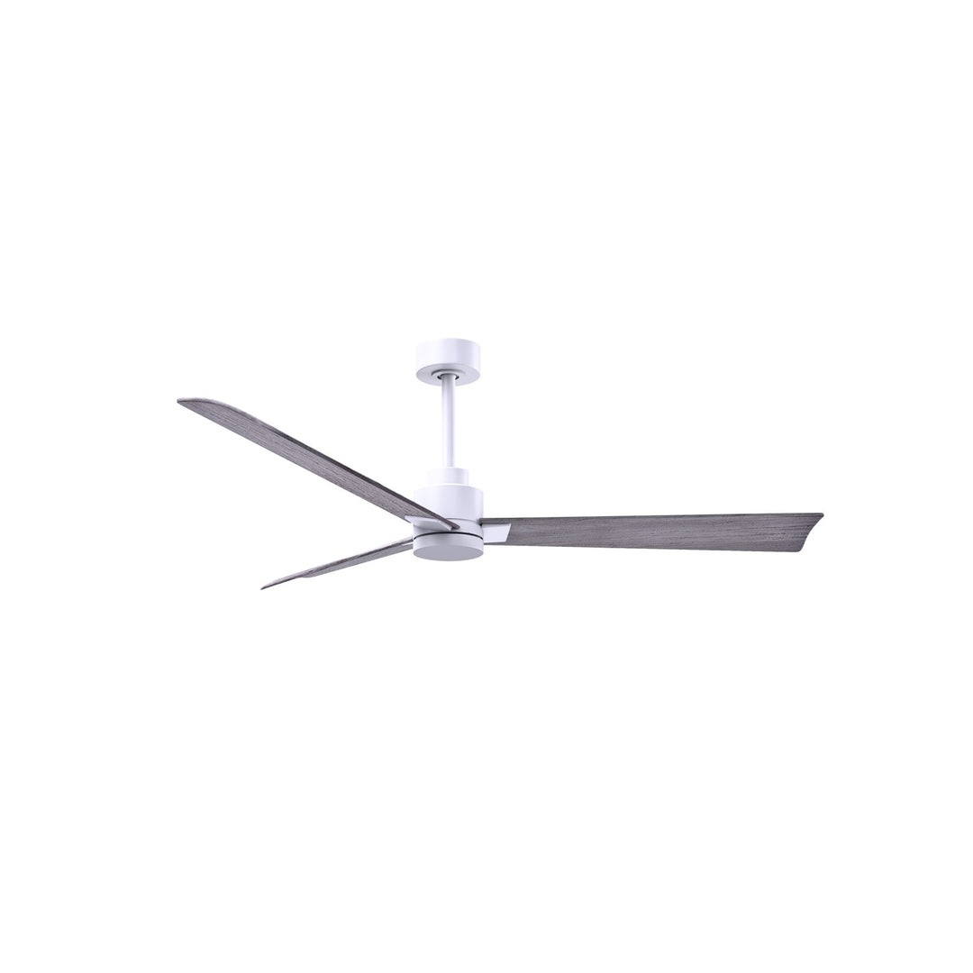3-Blade Transitional Ceiling Fan In Matte White Finish by Matthews Fan Company