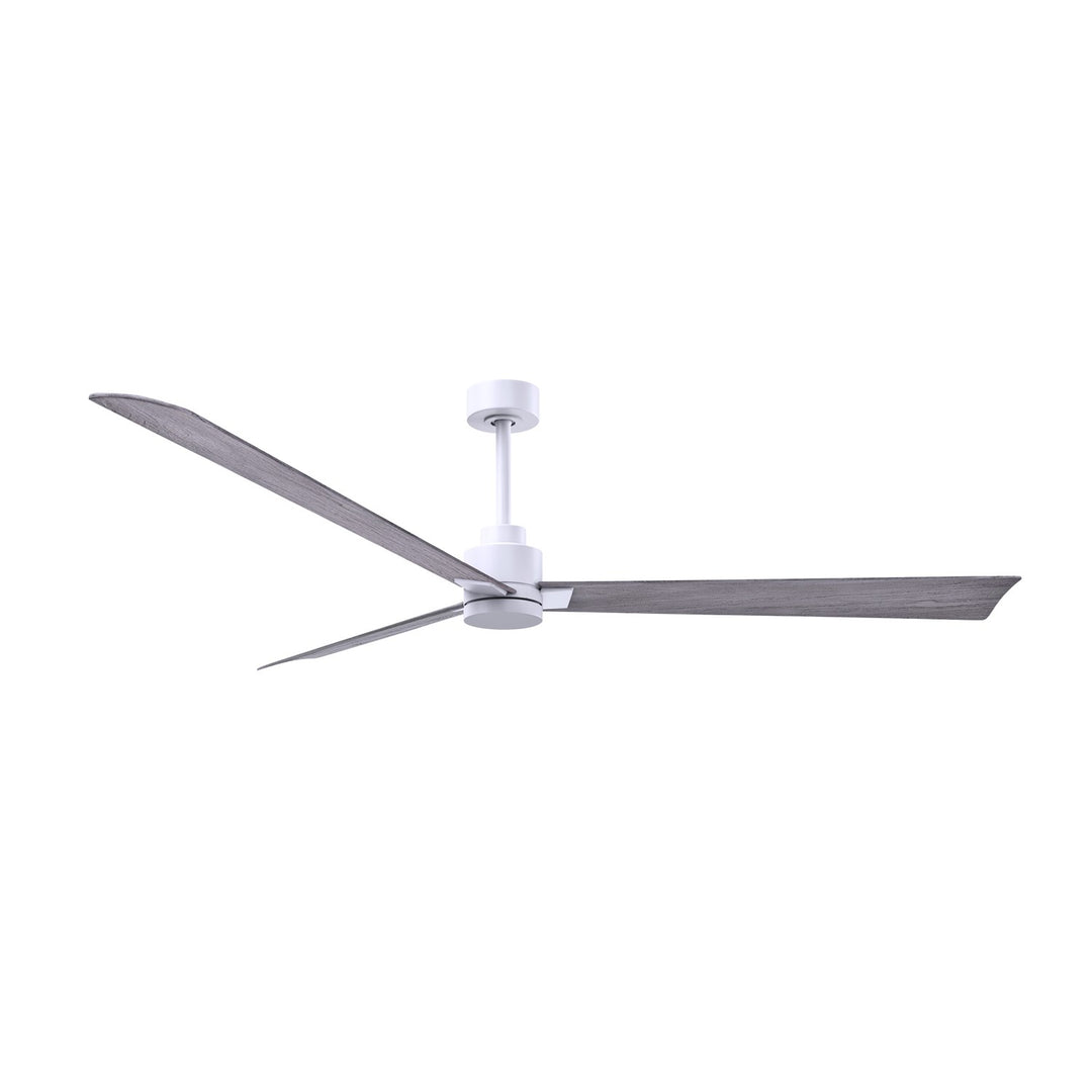3-Blade Transitional Ceiling Fan In Matte White Finish by Matthews Fan Company