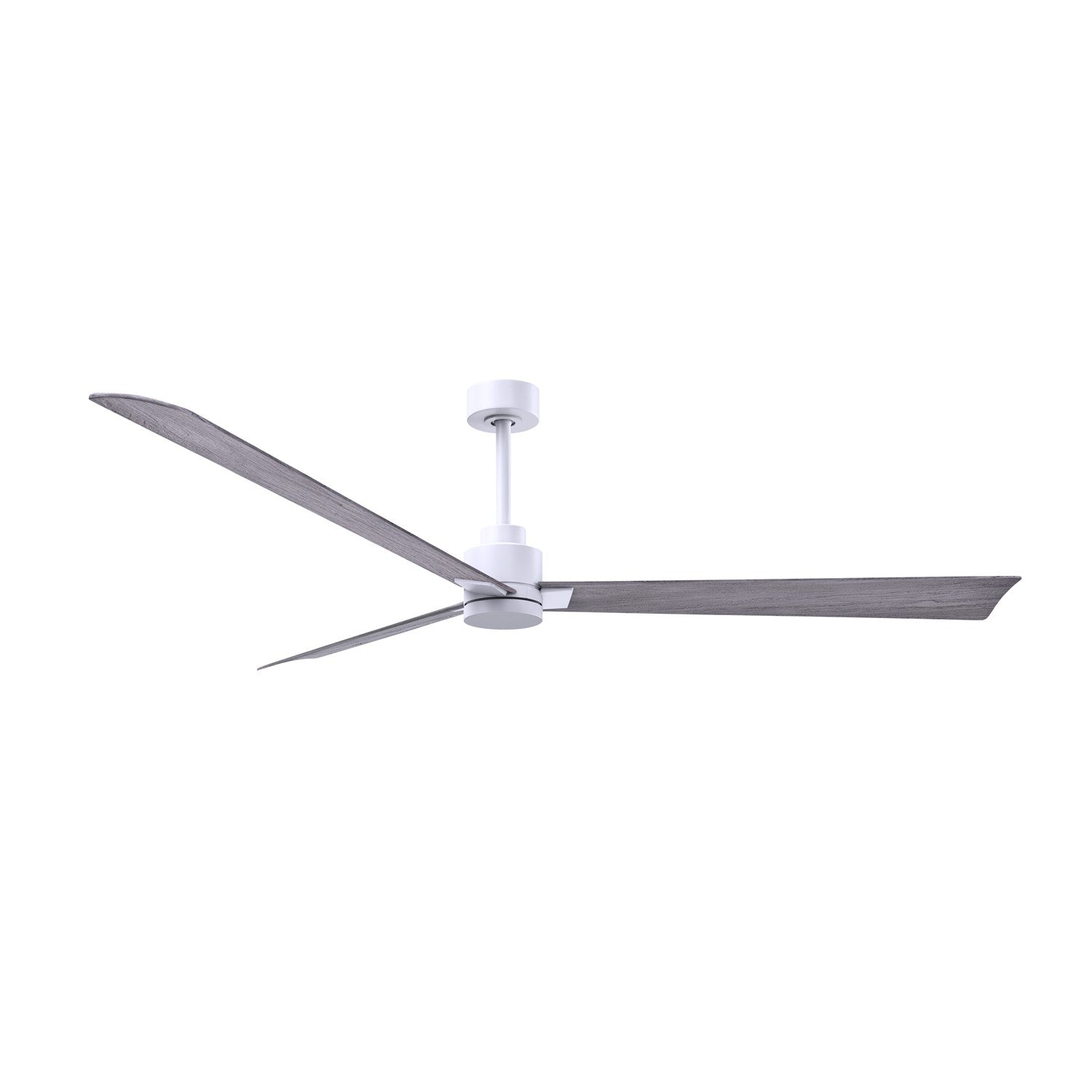 3-Blade Transitional Ceiling Fan In Matte White Finish by Matthews Fan Company
