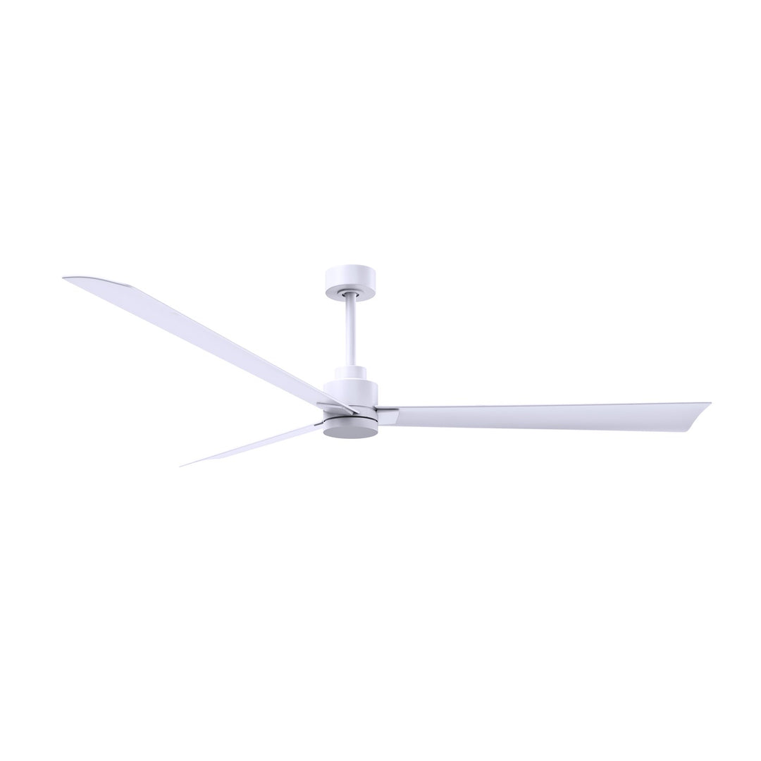 3-Blade Transitional Ceiling Fan In Matte White Finish by Matthews Fan Company