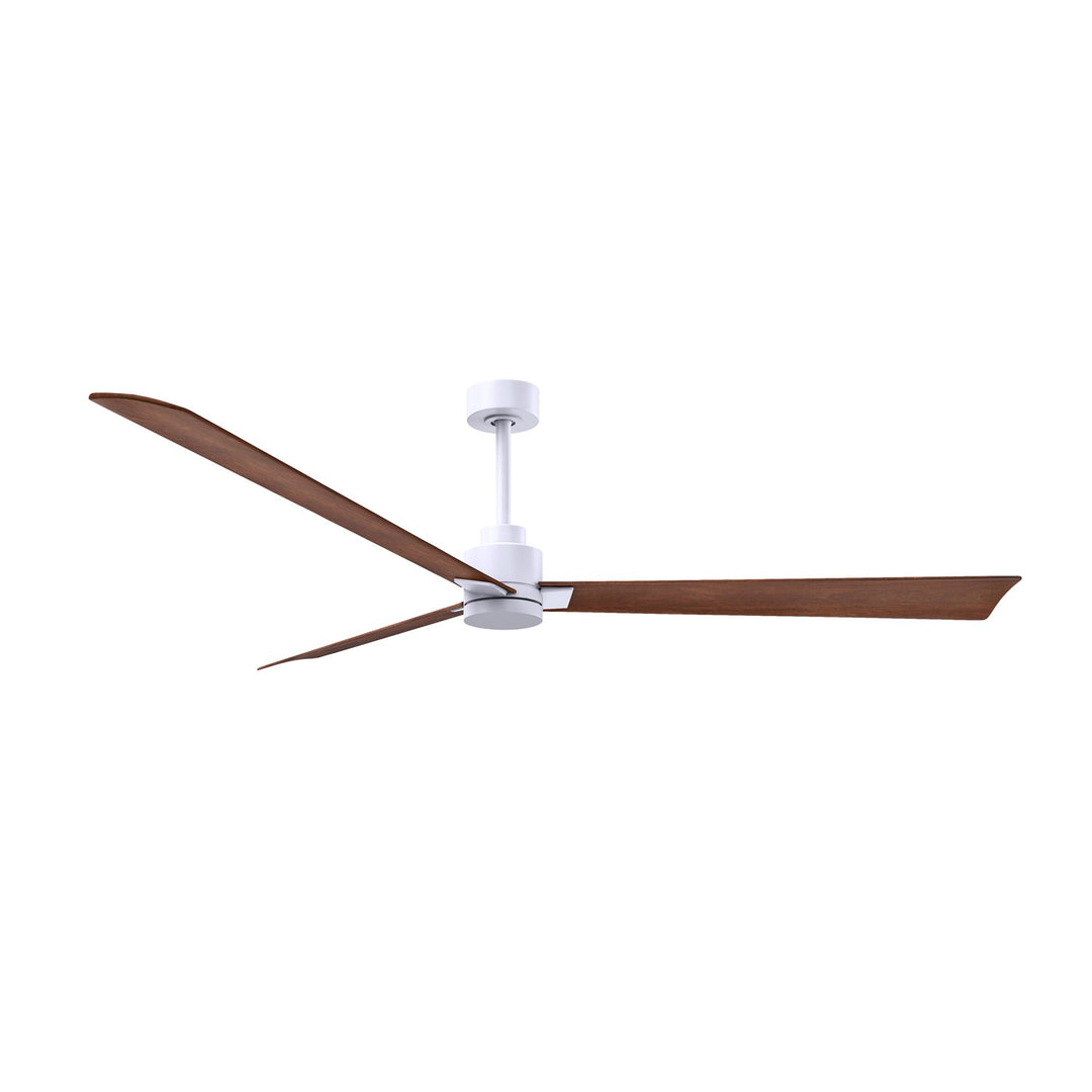 3-Blade Transitional Ceiling Fan In Matte White Finish by Matthews Fan Company
