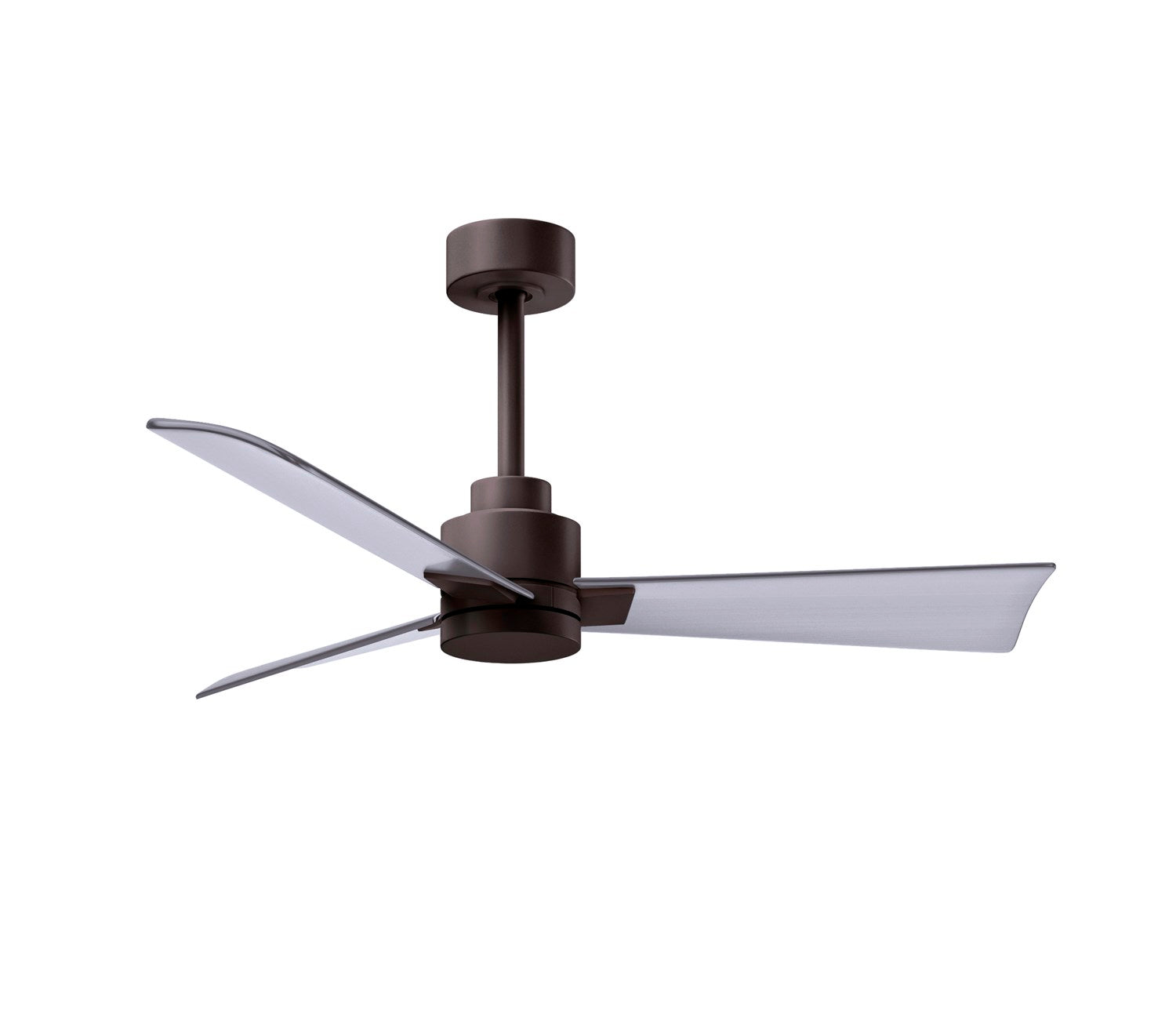 3-Blade Transitional Ceiling Fan In Textured Bronze Finish by Matthews Fan Company