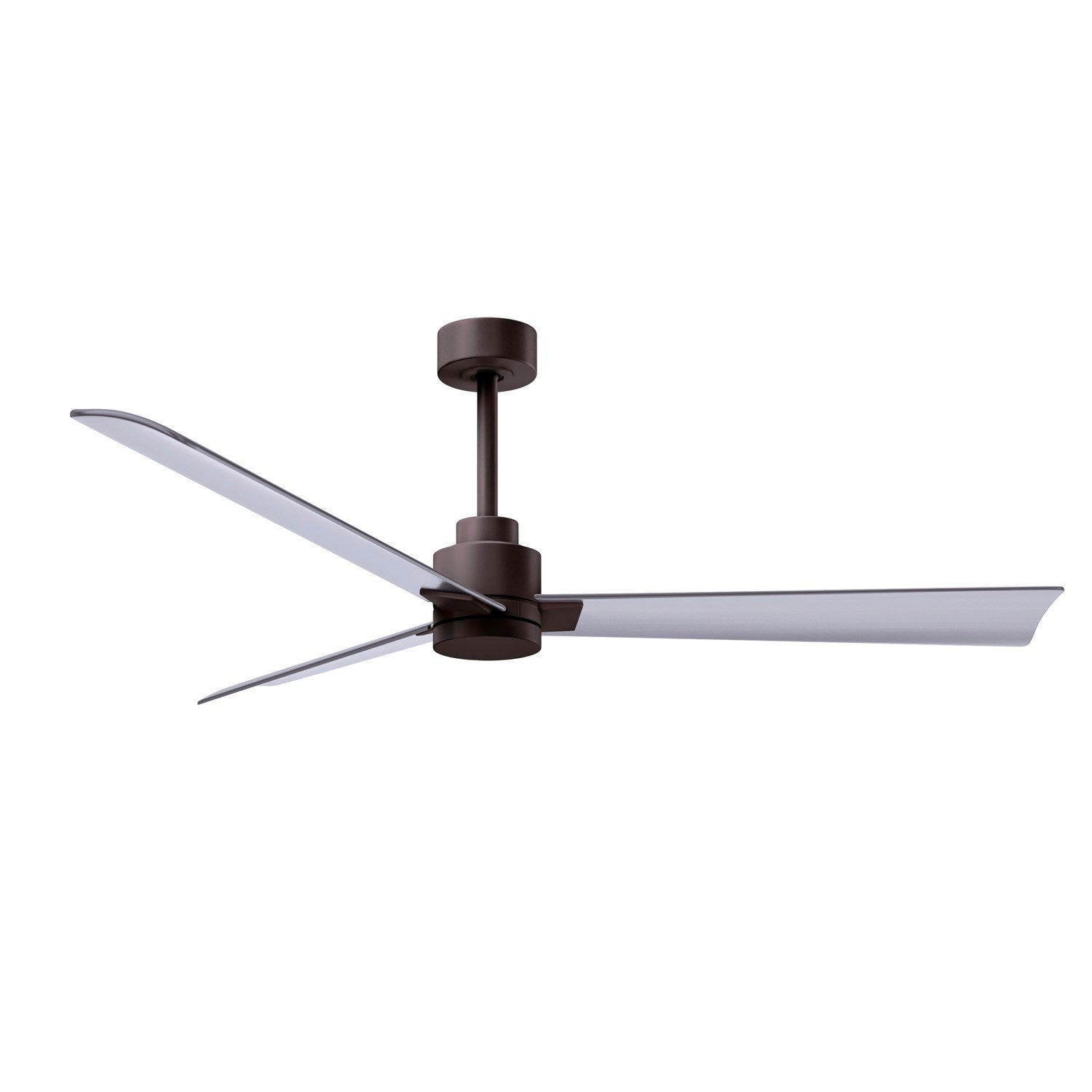 3-Blade Transitional Ceiling Fan In Textured Bronze Finish by Matthews Fan Company