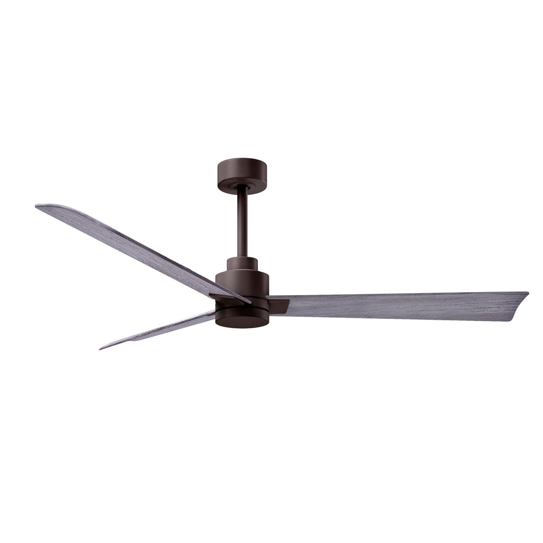 3-Blade Transitional Ceiling Fan In Textured Bronze Finish by Matthews Fan Company