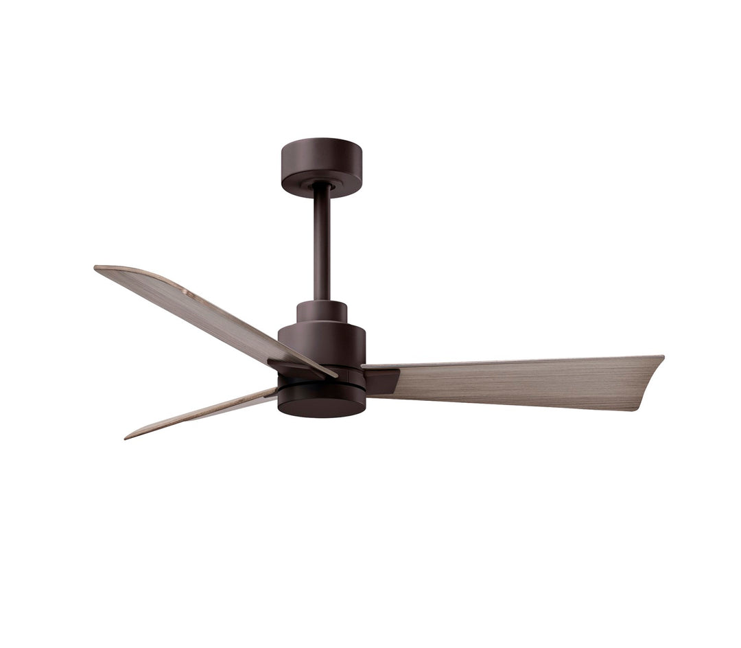 3-Blade Transitional Ceiling Fan In Textured Bronze Finish by Matthews Fan Company