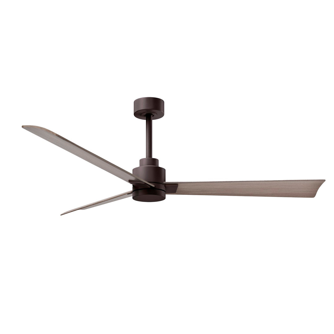 3-Blade Transitional Ceiling Fan In Textured Bronze Finish by Matthews Fan Company
