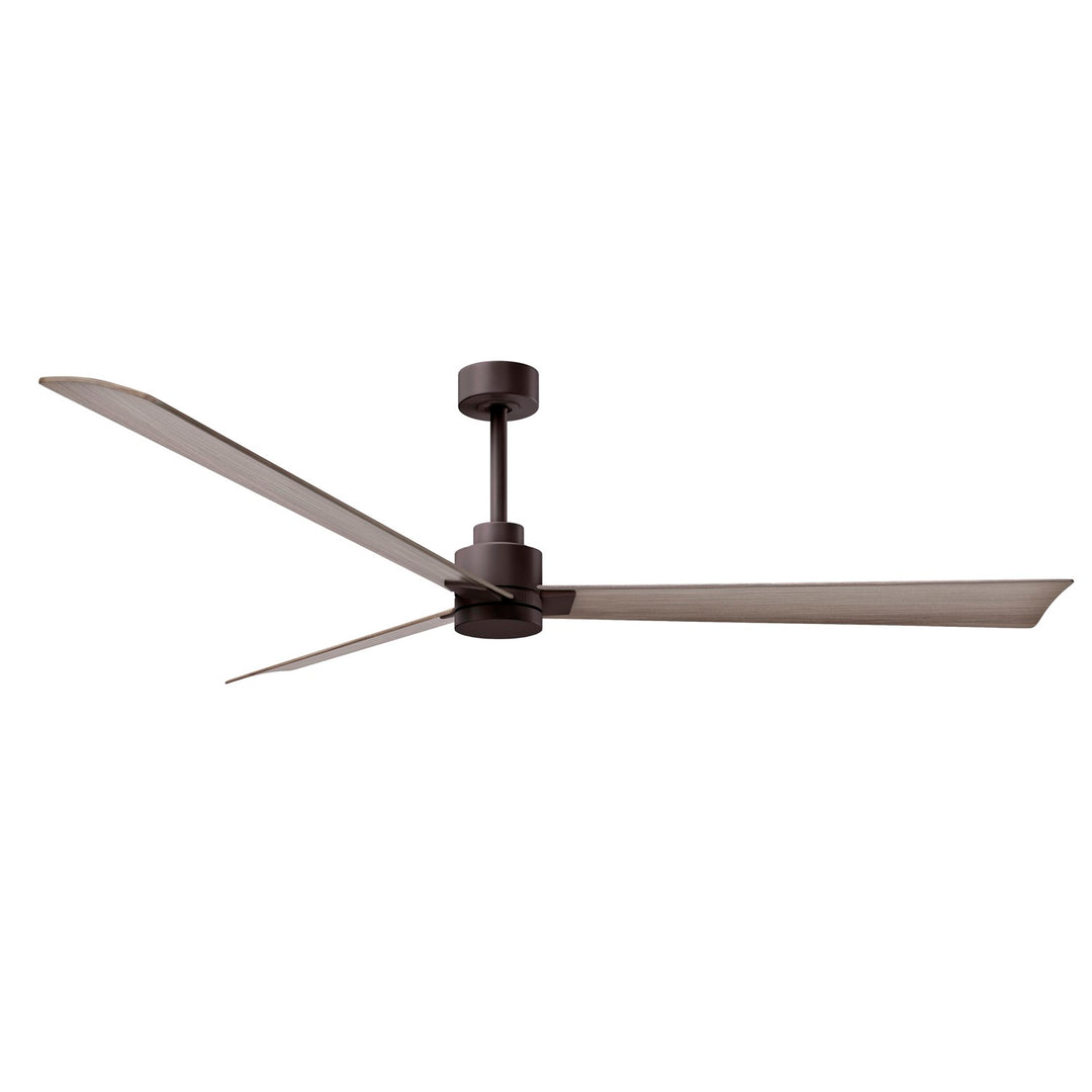 3-Blade Transitional Ceiling Fan In Textured Bronze Finish by Matthews Fan Company