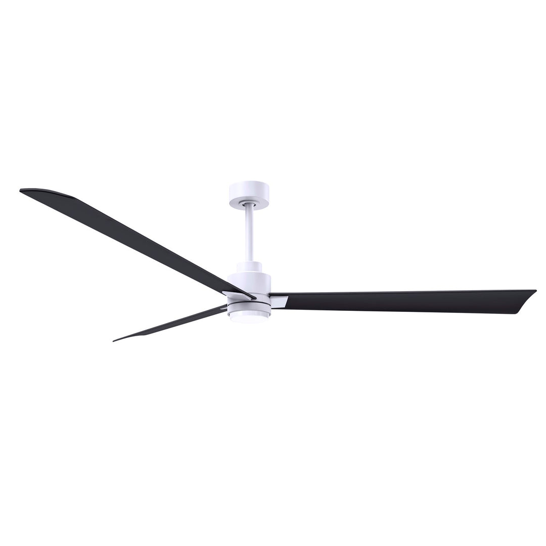3-Blade Transitional Ceiling Fan In Matte White Finish by Matthews Fan Company