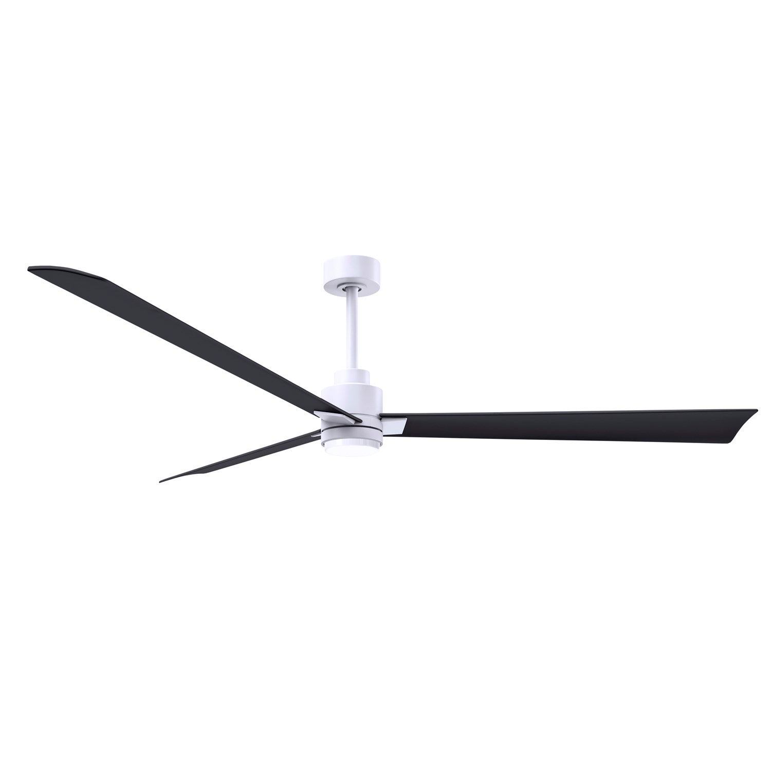 3-Blade Transitional Ceiling Fan In Matte White Finish by Matthews Fan Company
