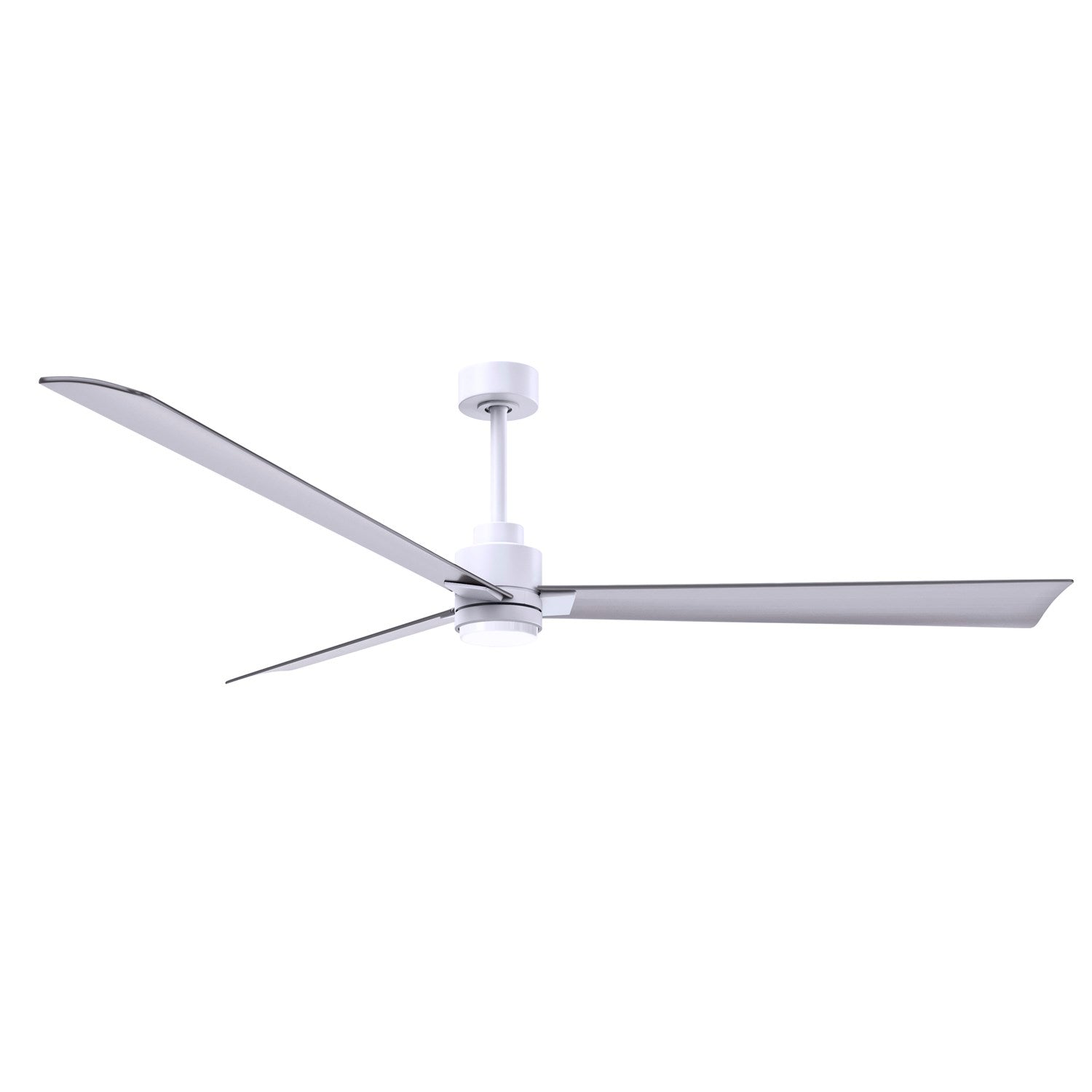 3-Blade Transitional Ceiling Fan In Matte White Finish by Matthews Fan Company