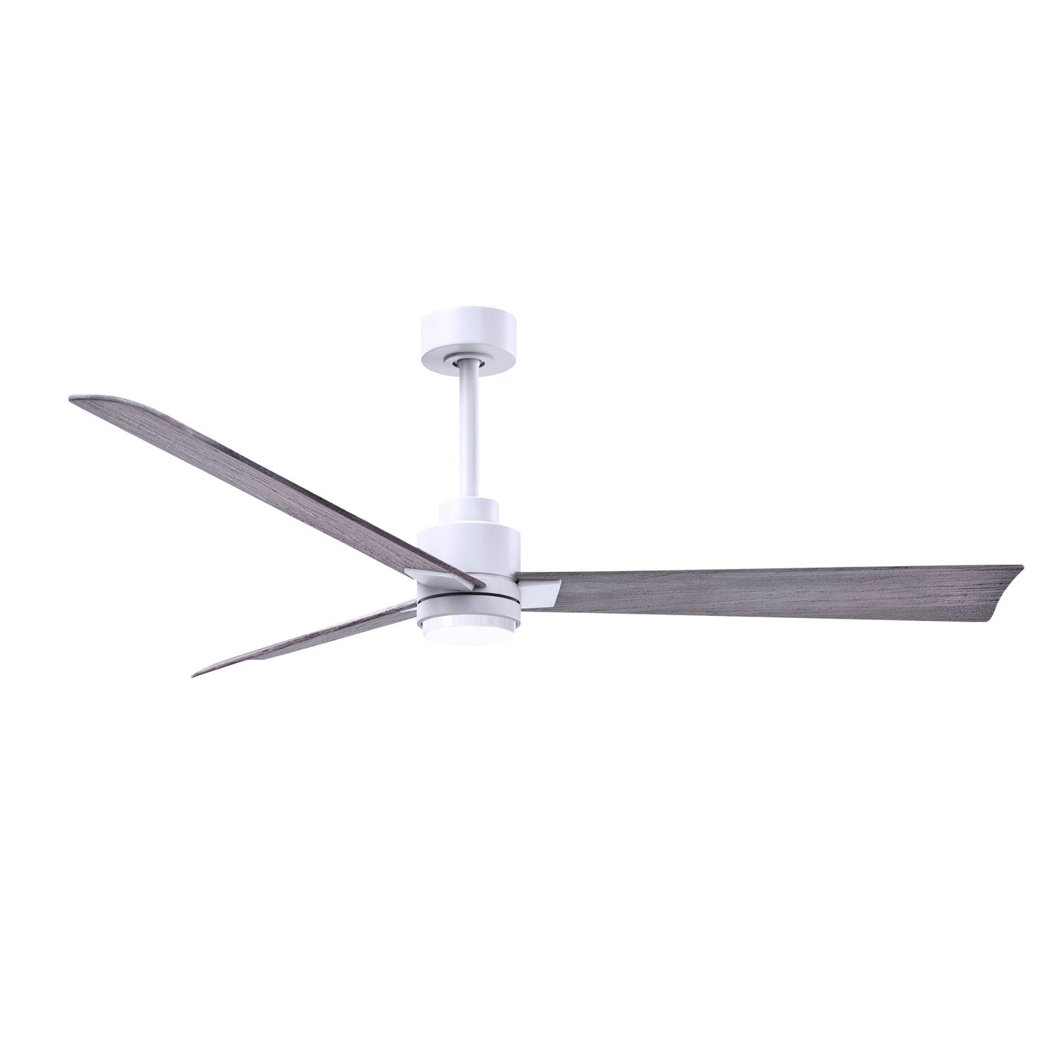 3-Blade Transitional Ceiling Fan In Matte White Finish by Matthews Fan Company